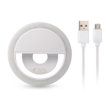 Load image into Gallery viewer, Selfie Ring selfie light photographic lighting with USB Charge ringlight Led ring for iPhone 6 7 X xiaomi light for photo-14-