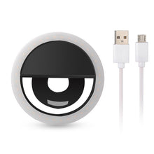 Load image into Gallery viewer, Selfie Ring selfie light photographic lighting with USB Charge ringlight Led ring for iPhone 6 7 X xiaomi light for photo-14-