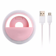 Load image into Gallery viewer, Selfie Ring selfie light photographic lighting with USB Charge ringlight Led ring for iPhone 6 7 X xiaomi light for photo-14-
