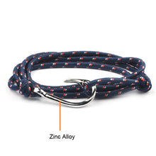 Load image into Gallery viewer, Stainless Steel Anchor Bracelet Rope Bracelets For Women Erkek Bileklik Pulseira Masculina Feminina Men Jewelry Mens jewellery--146--