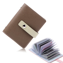 Load image into Gallery viewer, APP BLOG 26 Card Slots Women Men ID Credit Business Bank Cards Holder Passport Cover Card Bag Case Femme Carteira Mujer Purse -12-