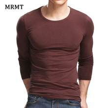 Load image into Gallery viewer, MRMT Lycra cotton 5XL  men's long sleeved T shirt pure color casual cotton mens long sleeve T-shirt outfit new tshirt for male--123--