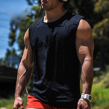 Load image into Gallery viewer, BORRUICE E 2018 Summer Bodybuilding Pure Color Tank Tops Men Vest Bodybuilding Clothing And Fitness Men Sportswear Undershirt--114--
