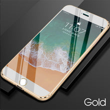 Load image into Gallery viewer, PLV 5D Aluminum Alloy Tempered Glass For iPhone 6 6S 7 Plus Full Screen Protector Protective For iPhone X 8 5 SE 5s Glass Cover-2-