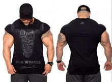 Load image into Gallery viewer, 2018 New Gyms Men BUKING Summer Bodybuilding and Fitness Mens Irregular hem Short Sleeve T-shirt Shirt--125--