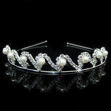 Load image into Gallery viewer, AINAMEISI Princess Crystal Tiaras and Crowns Headband Kid Girls Love Bridal Prom Crown Wedding Party Accessiories Hair Jewelry--177--