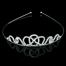 Load image into Gallery viewer, AINAMEISI Princess Crystal Tiaras and Crowns Headband Kid Girls Love Bridal Prom Crown Wedding Party Accessiories Hair Jewelry--177--