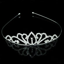 Load image into Gallery viewer, AINAMEISI Princess Crystal Tiaras and Crowns Headband Kid Girls Love Bridal Prom Crown Wedding Party Accessiories Hair Jewelry--177--