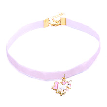 Load image into Gallery viewer, Necklace For Girls Children Kids Enamel Cartoon jewelry Women Animal Lace Choker Necklace Pendant Party--176--