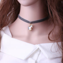 Load image into Gallery viewer, Necklace For Girls Children Kids Enamel Cartoon jewelry Women Animal Lace Choker Necklace Pendant Party--176--