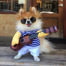 Load image into Gallery viewer, Dogbaby Halloween Costumes Pet Clothing Funny Guitar Dog Clothes Pet Puppy Coats For Puppy Dog  French Bulldog Outfit for kitten---59--