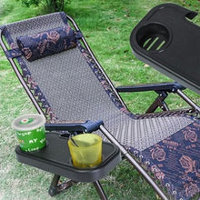 Load image into Gallery viewer, Portable Folding Camping Picnic Outdoor Beach Garden Chair Side Tray Cup Holder For Drink convenient practical high quality---68--