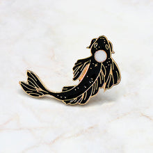 Load image into Gallery viewer, Pink White Koi Brooch Cute Goldfish Carp Enamel Pin Denim Lapel Fish Badge Family Kid Blessing Gifts Friends Personality Jewelry--174--