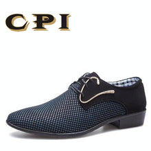 Load image into Gallery viewer, CPI 2018 spring new designer Business men's dress shoes patchwork hairstylis shoes Comfortable Men Wedding Dress Shoes ZY-01--86--