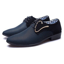 Load image into Gallery viewer, CPI 2018 spring new designer Business men's dress shoes patchwork hairstylis shoes Comfortable Men Wedding Dress Shoes ZY-01--86--