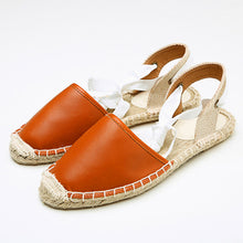 Load image into Gallery viewer, MCCKLE Gladiator Women Sandals Plus Size Summer Shoes Cross Strap Summer Flat Sandals Woman Lace up Female Espadrilles Sandal--84--
