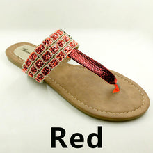 Load image into Gallery viewer, New 2018 Summer Style Shoes Women Sandals Fashion Leopard Flats Top Quality Solid Flip Flops Sexy Slippers Plus Size 6-11--83--