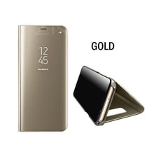 Load image into Gallery viewer, Luxury Smart View Case For Samsung Galaxy S9 S8 Plus S7 S6 Edge Flip Stand Cover Cases For Samsung J7 J5 J3 A7 A5 A3 Note 8 Case-13-