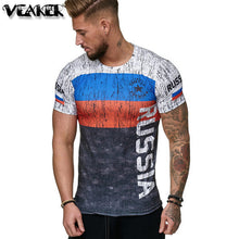 Load image into Gallery viewer, 2018 New Men's World Cup T shirts Soccers Fans Russia Team T shirts Male 3D printed Footballs t shirt --119--