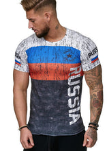 Load image into Gallery viewer, 2018 New Men's World Cup T shirts Soccers Fans Russia Team T shirts Male 3D printed Footballs t shirt --119--