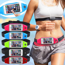 Load image into Gallery viewer, Waterproof Sport Gym Running Belt Waist Bag For iPhone 5 5S SE 6 7 8 Plus X 10 Samsung Galaxy S6 S7 Edge S8 S9 Xiaomi Redmi Case-1-