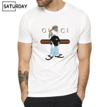 Load image into Gallery viewer, Cartoon Mouse  Design Print T-shirts for Man and Women Casual Men White Soft Tee Shirt Unisex Summer Streewear--116--