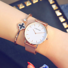 Load image into Gallery viewer, Lokior Luxury Women Watches Rose Gold Stainless Steel Mesh Band Quartz Wrist Watch Fashion Ladies Clock Relogio Feminino--182--