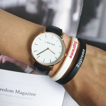 Load image into Gallery viewer, Lokior Luxury Women Watches Rose Gold Stainless Steel Mesh Band Quartz Wrist Watch Fashion Ladies Clock Relogio Feminino--182--