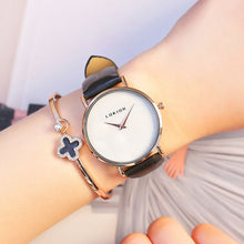 Load image into Gallery viewer, Lokior Luxury Women Watches Rose Gold Stainless Steel Mesh Band Quartz Wrist Watch Fashion Ladies Clock Relogio Feminino--182--