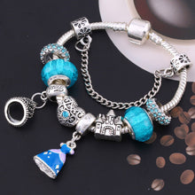 Load image into Gallery viewer, BAOPON A Variety of Design Charm Bracelet with Mickey Enamel Beads Women&amp;Child Glass Fine Bracelet Fit Women Jewelry--173--