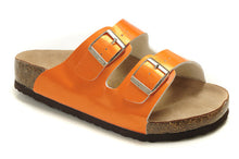 Load image into Gallery viewer, Xiaying Smile New Style Solid Color Genuine Leather Sandals Classics Double Buckle Beach Shoes Fashion Casual Soft Flat Slippers--85--