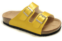Load image into Gallery viewer, Xiaying Smile New Style Solid Color Genuine Leather Sandals Classics Double Buckle Beach Shoes Fashion Casual Soft Flat Slippers--85--