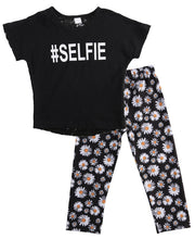 Load image into Gallery viewer, 2018 New Baby Girls Clothing 2-7Y Toddle Kids Summer Short Sleeve Lace Top Shirt Floral Pant 2pcs Outfit Children Clothes Set--126--